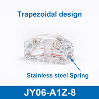 Interrupteur de contact de porte d'ascenseur en acier moderne JANETEC JY06-A1Z-8, certifié TUV, haute qualité, hôtels, hôpitaux, appartements, supermarchés