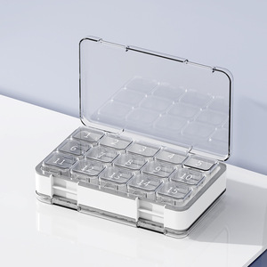 7 Days Pill Timer with Dispenser Organizer Reminder Alarm, Portable Travel Vitamins Medicine Timer Box Case - Product Image 4