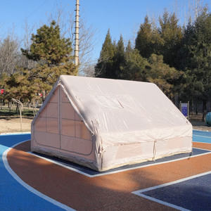 Nuova <span class=keywords><strong>Tenda</strong></span> <span class=keywords><strong>da</strong></span> <span class=keywords><strong>Campeggio</strong></span> Gonfiabile per 6-8 Persone, Montaggio Rapido con Struttura ad Aria per Gite Familiari e Noleggio Eventi - Product Image 4