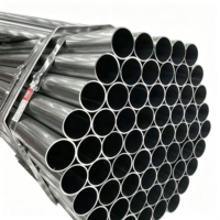 Tuyau en acier galvanisé GI rond 32 mm 0,8 mm pour serre, prix compétitif, tube en acier au carbone pour l'approvisionnement en eau et les structures de construction