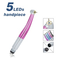 Turbine dentaire haute vitesse sans ombre à LED Airotor avec 5 lumières LED, 5 jets d'eau, puissance 23W