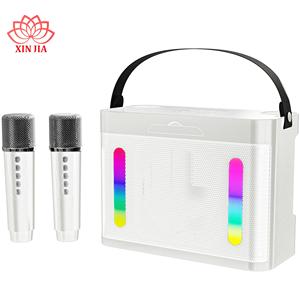Haut-parleur Bluetooth <span class=keywords><strong>avec</strong></span> lumière RVB <span class=keywords><strong>pas</strong></span> <span class=keywords><strong>cher</strong></span>, karaoké, microphone <span class=keywords><strong>sans</strong></span> <span class=keywords><strong>fil</strong></span> <span class=keywords><strong>portable</strong></span>, haut-parleur HiFi, haut-parleur de karaoké <span class=keywords><strong>portable</strong></span> <span class=keywords><strong>avec</strong></span> 2 micros - Product Image 5