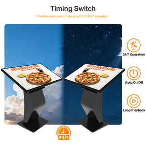 Kiosque en libre-service à écran <span class=keywords><strong>tactile</strong></span> capacitif de 32'' et 43'', affichage numérique LCD, résolution 4K, construction en métal et verre pour centre commercial - Product Image 5
