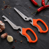 Ciseaux de cuisine multifonctionnels détachables et écologiques, 7,5 pouces, en acier inoxydable robuste, pour la cuisine à domicile, le barbecue et la découpe