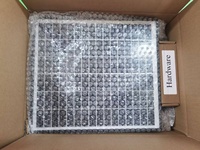 Ventilateur d'extraction solaire mural DIY 10W pour conteneur maritime, débit max. 120 CFM, boîtier en acier thermolaqué sur mesure