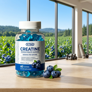 Blueberry-Flavored <b>Creatine</b> Gummies | Convenient, Delicious Supplement for Gym-Goers - Product Image 6