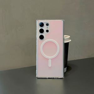 Ốp lưng bảo vệ từ tính mờ kiểu laser tắc kè hoa dành cho điện thoại Samsung S25 S24 Ultra S23U & A56, phiên bản PC Plus - Product Image 6