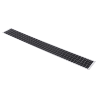 Panneaux solaires monocristallins en silicium à prix avantageux du Guangdong, 50W 18V 22% d'efficacité, marque Sunfield, personnalisés SFED50W18V02