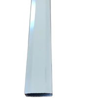Barra de Aluminio Blanca Estilo Georgiano de 7*16 mm, Barra Decorativa para Doble Vidrio, para Ventanas y Puertas