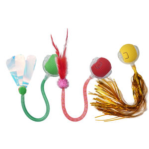 Fabrika doğrudan satış Pet oyuncaklar tüy kuyruk topu akıllı otomatik interaktif köpek topu oyuncak elektrik Speedy kuyruk kedi oyuncak top - Product Image 6