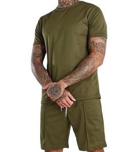 ชุดเสื้อกางเกงกีฬาขาสั้นสำหรับผู้ชาย,ชุดเสื้อแขนสั้นกางเกงขาสั้นสำหรับผู้ชาย - Product Image 1