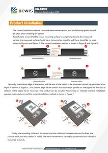 BWSENSING 3 Axis <strong>Accelerometer</strong>+3 Axis Magnetometer+3 Axis Gyro <strong>Sensor</strong> <strong>Digital</strong> Output RS232/485/CAN/TTL Optional Model BW-AH100 - Product Image 3