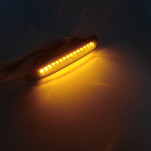 Feux de position latéraux séquentiels fumés ADT avec LED, couleur ambre, pour rétroviseurs latéraux de la Série 3 E46 - Product Image 6