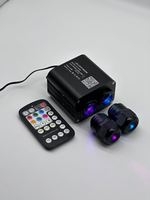Kit de plafonnier étoile à fibre optique 20W à double port Meteor RGBW LED Starlight Headliner pour voiture/Home cinéma