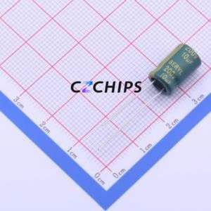 ตัวเก็บประจุอิเล็กโทรไลต์อะลูมิเนียมแบบ Through-Hole รุ่น RC200M100LO8*12TH-2A1E ขนาด D8xL12 มม. 10uF 20% 200V 320mA-100kHz - Product Image 1