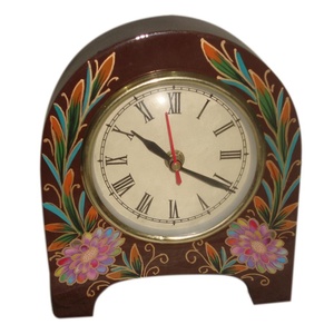 Hot Selling Antiqued Table <b>Clock</b> with Retro Book Design Quartz Projected Calendar Wall-Mountable Timing Feature - Product Image 2