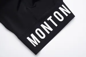 MONTON Customized Logo Womens Cycling Bib Shorts Black Road Bike Cycling Pants Ladies Bicycle Bibs For Team Club