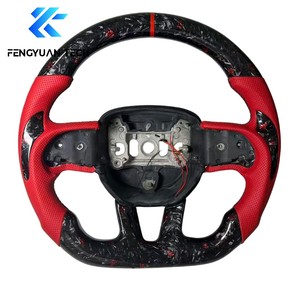 Volante Deportivo de Fibra de Carbono Real a <span class=keywords><strong>Precio</strong></span> Reducido para Dodge/DODGE <span class=keywords><strong>Charger</strong></span> 2011 2012 <span class=keywords><strong>2013</strong></span> 2014 2015 2016 - Product Image 1