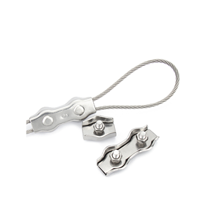 Jinchao – Serre-câbles en acier inoxydable 304, attaches simples et doubles pour câbles - Product Image 3