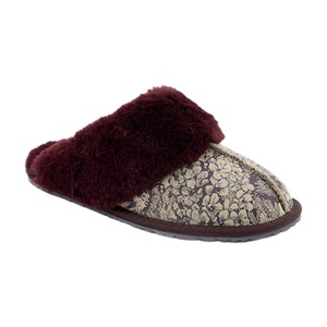 Chaussons légers en <span class=keywords><strong>peau</strong></span> <span class=keywords><strong>d</strong></span>'<span class=keywords><strong>agneau</strong></span> avec semelles brunes et boucles de ceinture pour la chaleur de la maison, la chambre à coucher et le confort intérieur. Chaussons <span class=keywords><strong>d</strong></span>'intérieur pour femmes - Product Image 5