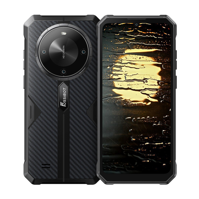 Fossibot F105 Rugged Phone 6.745'' HD+ 4GB 64GB 10300mAh Android 14 GSM IP68 Waterproof Dustproof 20MP+8MP Camera Dual SIM