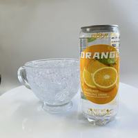 Boisson gazeuse aromatisée à l'orange en marque propre, 350 ml, boisson prête à boire pour la vente au détail en supermarché, certifiée HALAL HACCP