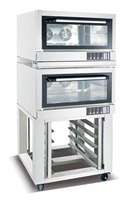 Four à convection électrique multifonctionnel 4 plateaux 220V en acier inoxydable commercial haute productivité pour la cuisson