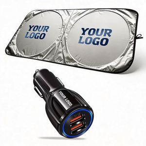 Factory Wholesale Logo Folding Outdoor Front Windshield Sunshade <b>Shades</b> for Business Promo Car Gift Advertising - Product Image 1