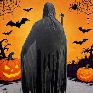 Disfraz de Halloween, capa de demonio, vampiro, ánimo del infrarrogo, accesorios de terror, traje para fiesta, espectáculo, fantasma, monstruo - Product Image 6