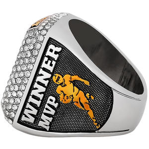 Anello del Campionato di Fantasy Football FFL 2020 in Tungsteno con Pietra Naturale, Nuovo Gioiello Unisex di Moda Europea <span class=keywords><strong>e</strong></span> Americana - Product Image 3