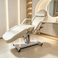 Table de massage moderne pour salle de sport, en cuir PU, avec cadre métallique, pliable, électrique, éponge haute densité, usage commercial, OEM