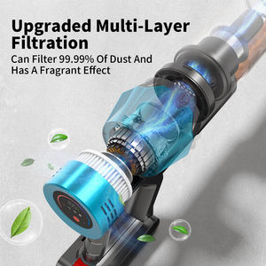 Aspiradora de Mano Inalámbrica Portátil con Ciclón para Pisos, Fuerte Succión, Ideal para Limpieza de Pisos en el Hogar y Hoteles, para Pisos Duros - Product Image 5