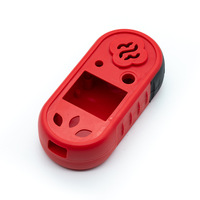 Service d'injection de pièces bicolores sans bavures de haute précision, surmoulage ABS TPU pour coque plastique de détecteur OEM ODM