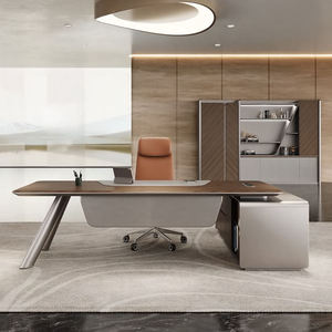 Mesa de oficina superventas, escritorio ejecutivo en forma de L para Ceo, muebles de oficina, escritorio de oficina, mesa de ordenador - Product Image 3