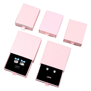 Sang Trọng Bán Buôn Tùy Chỉnh Đồ Trang Sức Bao Bì Giấy Các Tông Quà Tặng Bao Bì In Biểu Tượng Tùy Chỉnh Ngăn Kéo Các Tông Hộp Đồ Trang Sức - Product Image 4