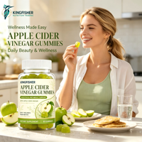 Gummies de Vinaigre de Cidre de Pomme en Gros pour le Bien-être Métabolique, à Base de Pectine, Saveur Fruitée, Complément Détox Santé, Marque Privée