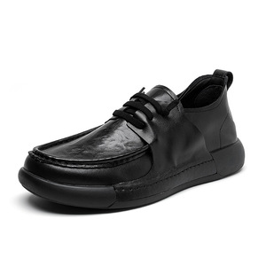 Zapatos de Cuero Casuales de Negocios con Cordones para Hombre, Primavera 2026, Suela Suave y Cuero Suave Transpirable, Combinan con Todo - Product Image 4