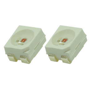 <span class=keywords><strong>Diodo</strong></span> SMD 3528 de <span class=keywords><strong>Polaridad</strong></span> Inversa, 14mil, 0.2W, 2V, Rojo Súper Brillante, 620-630nm, 1000-1200mcd - Product Image 2