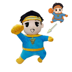 Uyeah figurine de héros personnalisée jouets en peluche personnage en peluche jouets d'anime poupée en peluche de <span class=keywords><strong>super</strong></span> héros de haute qualité avec cape - Product Image 2