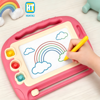 Jouets de dessin HTL, jouets éducatifs Montessori, tableau de dessin effaçable coloré pour enfants avec tampons, tablette d'écriture pour tout-petits