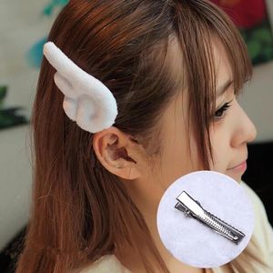 <span class=keywords><strong>Anime</strong></span> Ali di Angelo Accessori Per Capelli Set Ragazzi Delle Ragazze Del Fumetto Sveglio Della Peluche Delle Ragazze Perni di Capelli Clip Barrettes Copricapo Copricapo Della Forcella - Product Image 2