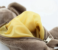 Nouveau mignon Jungle Animal en peluche maquillage sacs étuis à crayons tigre canard Lion éléphant en peluche boîte à crayons jouets PP coton