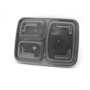 32 oz 2 /3 ngăn bữa ăn chuẩn bị Hộp Ăn Trưa Chất lượng cao nhựa Takeaway <span class=keywords><strong>container</strong></span> lưu trữ thực phẩm với nắp JT-32 - Product Image 4