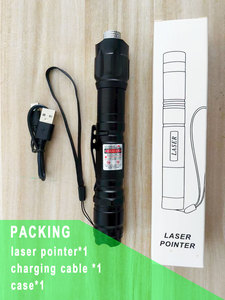 Purple &amp; <strong>Green</strong> Red High Power <strong>Laser</strong> Pointer Pen with Type-C Charging 1000m Range Aluminum Alloy for Outdoor Camping - Product Image 5