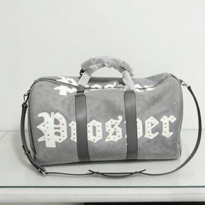 Custom Streetwear Duffle <b>Bags</b> Factory Made Gothic Letter PU Leather Travel <b>Bags</b> with <b>Studs</b> - Product Image 2