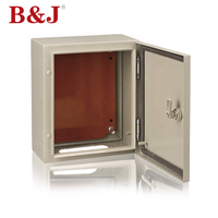 Armoires de stockage de batteries au lithium B&J pour extérieur, taille 400x300x150, coffret de distribution électrique en acier galvanisé RAL7035