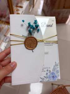 Impression personnalisée Raiponce <span class=keywords><strong>Couronne</strong></span> Thème Sweet 15 16 Quinceanera Party Carte d'invitation <span class=keywords><strong>de</strong></span> mariage avec enveloppe lilas - Product Image 5