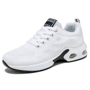 <span class=keywords><strong>Zapatillas</strong></span> ligeras de encaje para <span class=keywords><strong>mujer</strong></span>, <span class=keywords><strong>zapatillas</strong></span> acolchadas con aire, informales, para correr, caminar, plantilla tejida transpirable, talla grande, suave - Product Image 6