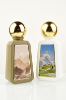 Vente en gros directe – Flacon de parfum de luxe tendance et sophistiqué de haute qualité – Modèle Byron en verre carré avec pompe