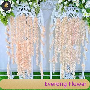 Canne à Neige Artificielle Décoration <span class=keywords><strong>de</strong></span> Mariage Rotin 200 cm 150 Têtes <span class=keywords><strong>de</strong></span> Fleurs Vigne Fleur Artificielle - Product Image 3